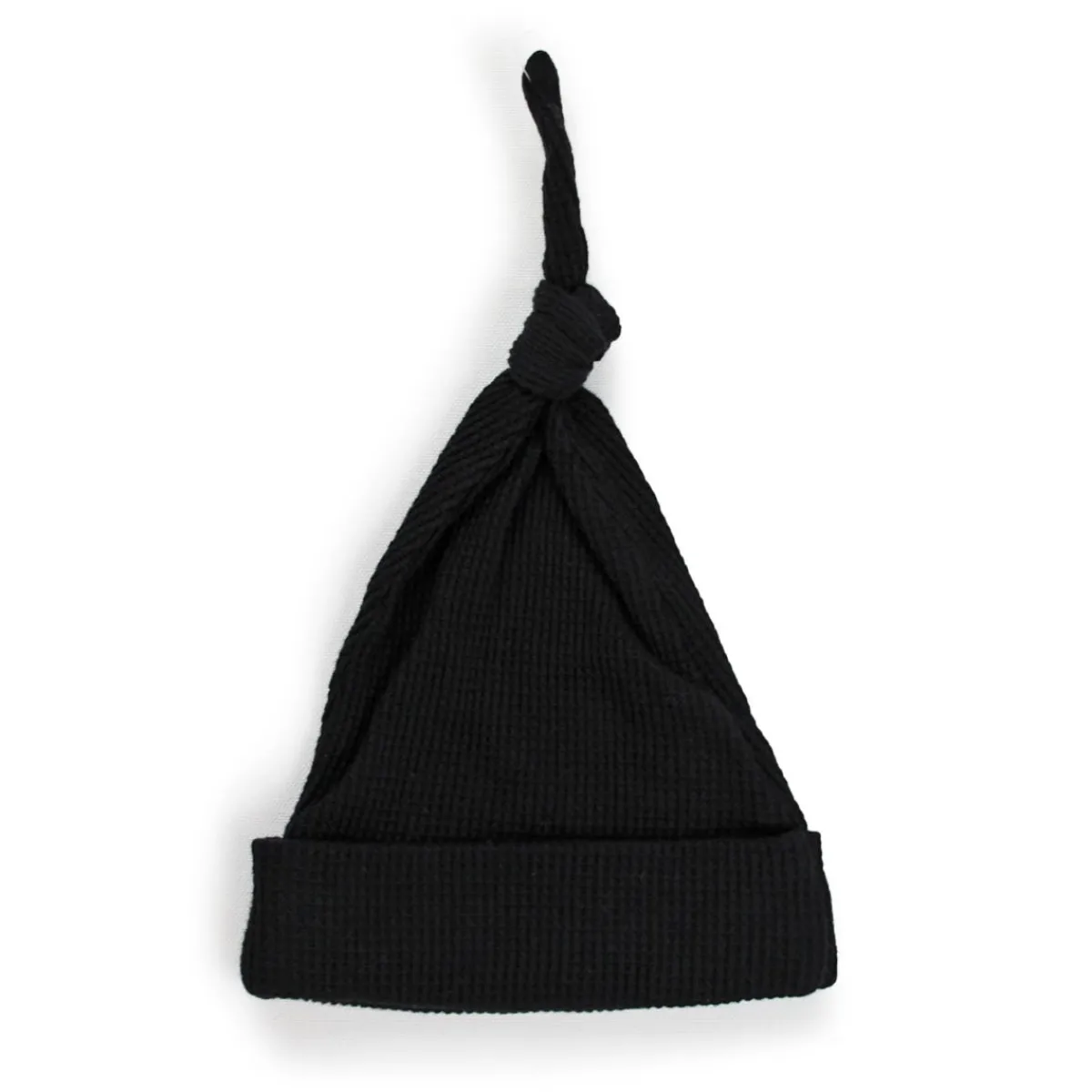Infant Hats-Simple Waffle Knit Knotted Hat