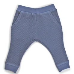 Pants-Simple Waffle Knit Pant