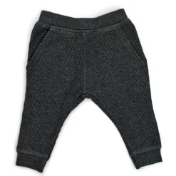 Pants-Simple Waffle Knit Pant