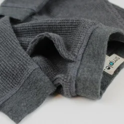 Pants-Simple Waffle Knit Pant