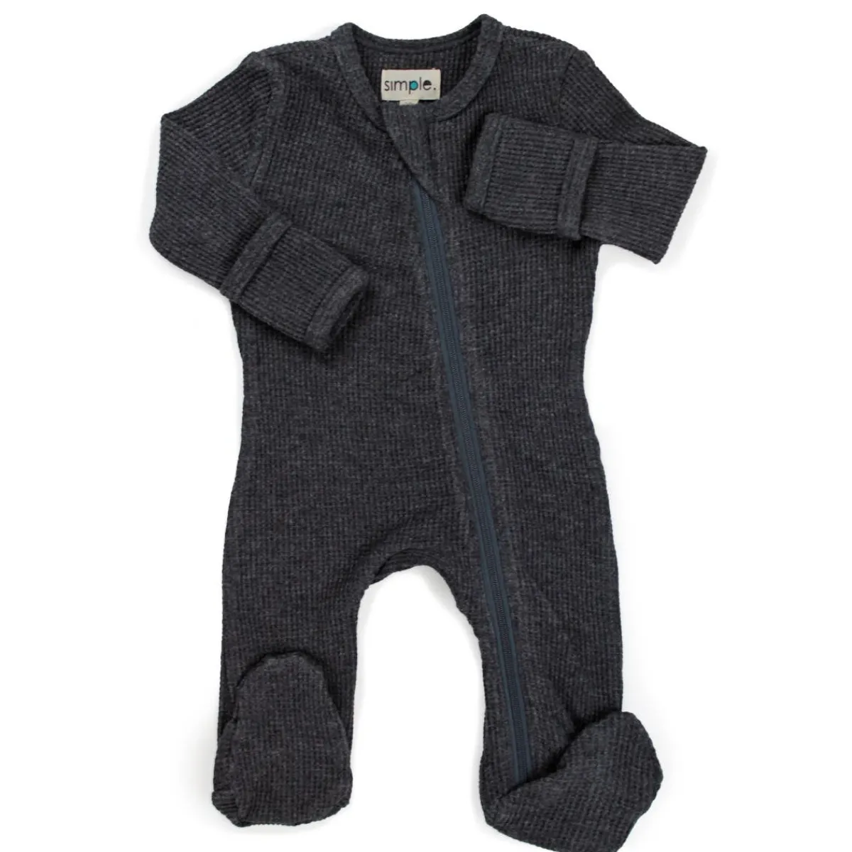 Onesies|Sleepers-Simple Waffle Knit Sleeper