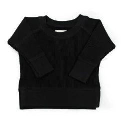 Sweaters + Jackets|Tops + Tees-Simple Waffle Knit Top