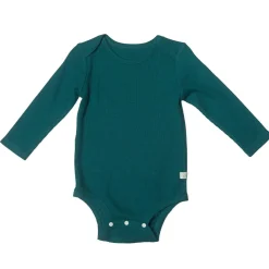 Onesies|Sleepers-LouLou Lollipop Waffle Long Sleeve Bodysuit