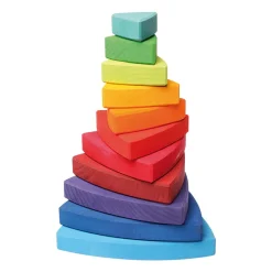 Wooden Toys|Stack + Nest Toys-Grimm's Wankel Stacking Tower