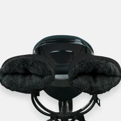 Stroller Accessories-7AM Enfant WarmMuffs 212 Black Plush