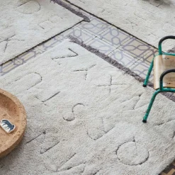Rugs-Lorena Canals Washable Rug - RugCycled ABC (Small)