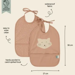 Bibs + Burps-Trixie Waterproof Bib (2 Pack)
