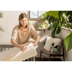 Crib Mattress Protection-Naturepedic Waterproof Crib Mattress Protector