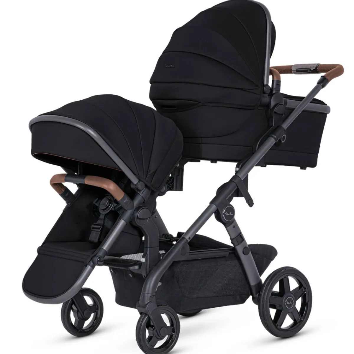 Single-To-Double Strollers|Full-Sized Strollers-Silver Cross Wave 3 Stroller