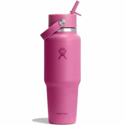 Kids Water Bottles|Sippy Cups + Straw Cups-Hydro Flask Wide Mouth Flex Straw Travel Bottle (32 oz)