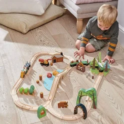 Cars + Trucks|Pretend Play-Tender Leaf Toys Wild Pines Train Set