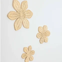 Wall Decor-Lil North Co. Wildflower Rattan Wall Décor (Large)