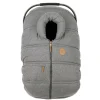 Car Seat Accessories-Petit Coulou Winter Car Seat Cover (Wool Slate)