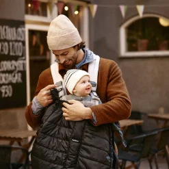 Baby Carriers-BABYBJÖRN Winter Cover for Baby Carrier Black
