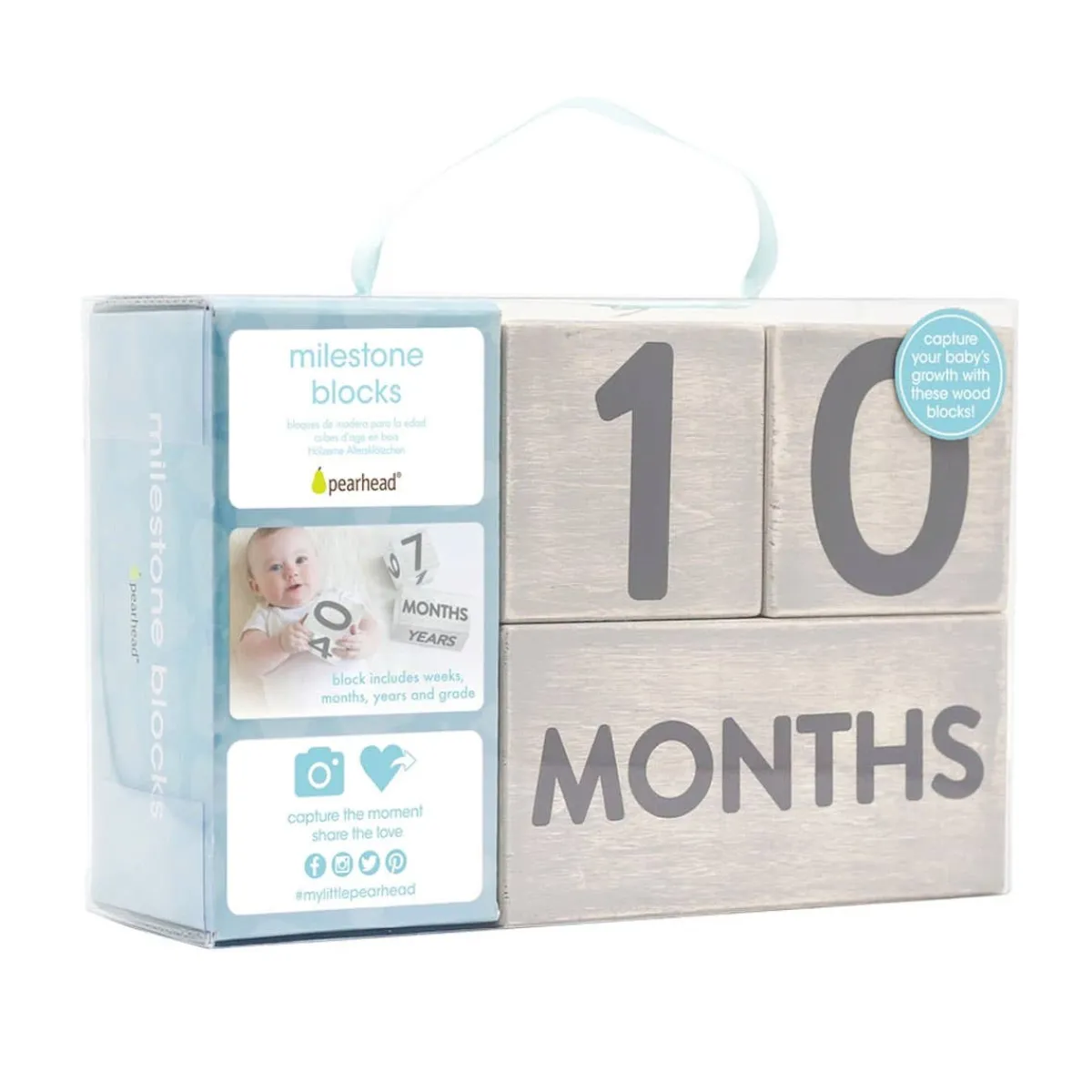 Wooden Toys|Decorative Objects-Pearhead Wooden Age Blocks