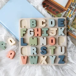 Puzzles|Wooden Toys-Pearhead Wooden Alphabet Puzzle