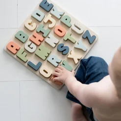 Puzzles|Wooden Toys-Pearhead Wooden Alphabet Puzzle