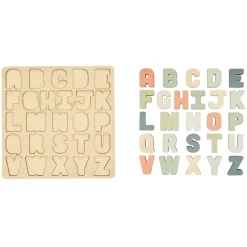 Puzzles|Wooden Toys-Pearhead Wooden Alphabet Puzzle