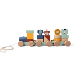Cars + Trucks|Wooden Toys-Trixie Wooden Animal Train