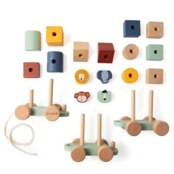 Cars + Trucks|Wooden Toys-Trixie Wooden Animal Train