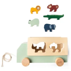 Cars + Trucks|Wooden Toys-Trixie Wooden Animal Truck