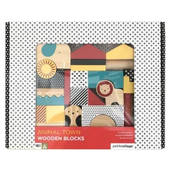 Wooden Toys|Blocks + Shape Sorters-Petit Collage Wooden Blocks