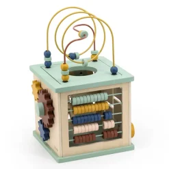 Wooden Toys|Play + Learn Toys-Trixie Wooden 5-in-1 Activity Cube