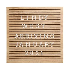 Decorative Objects|Wall Decor-Pearhead Wooden Letter Board