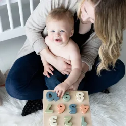 Puzzles|Wooden Toys-Pearhead Wooden Number Puzzle