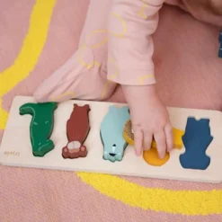 Puzzles|Wooden Toys-Trixie Wooden Shape Puzzle