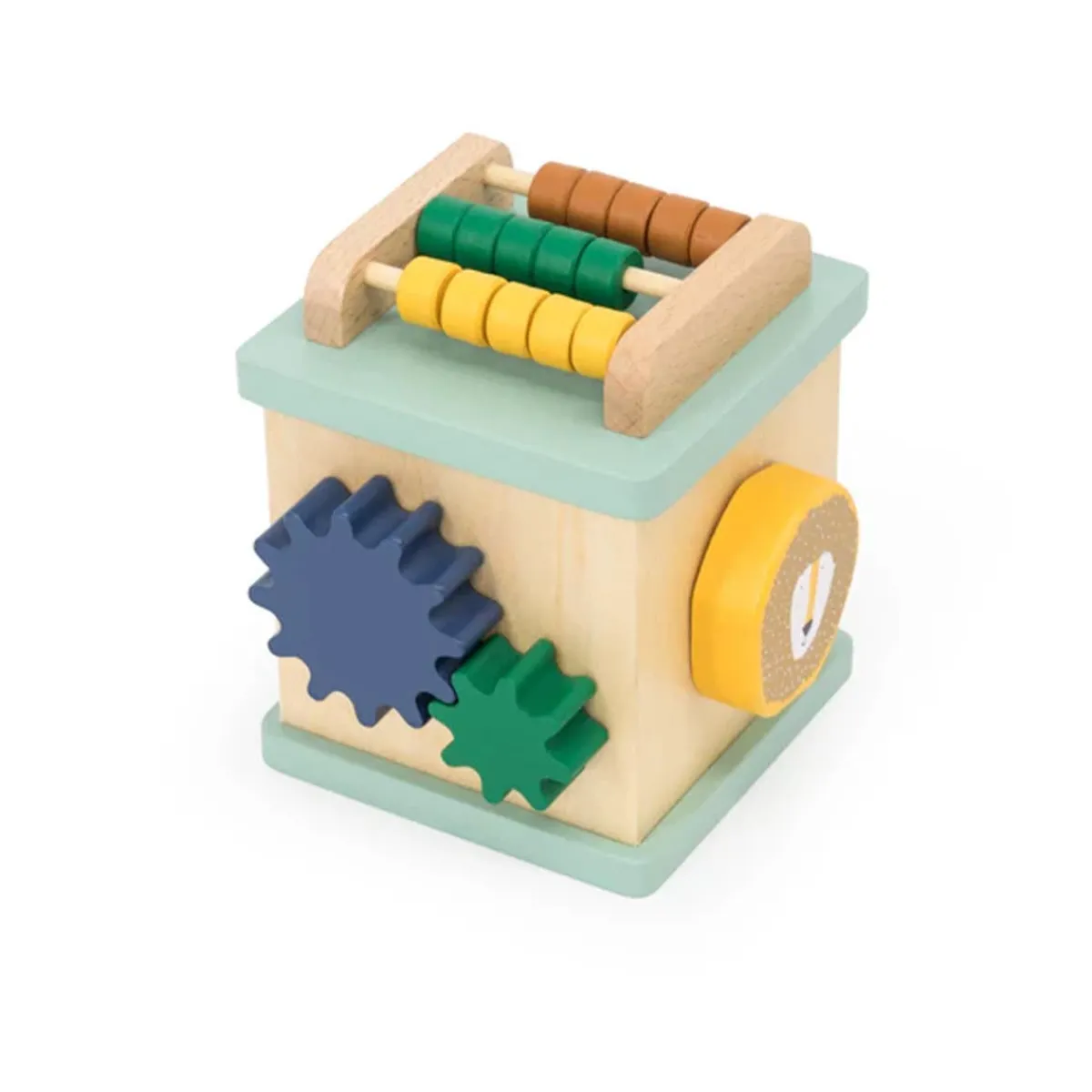 Wooden Toys|Play + Learn Toys-Trixie Wooden Small Activity Cube