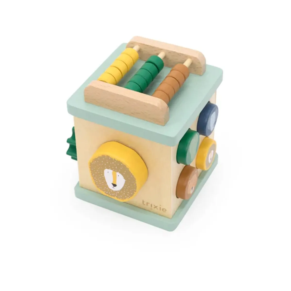 Wooden Toys|Play + Learn Toys-Trixie Wooden Small Activity Cube