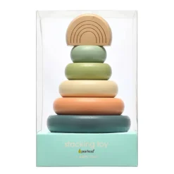 Stack + Nest Toys|Wooden Toys-Pearhead Wooden Stacking Tower