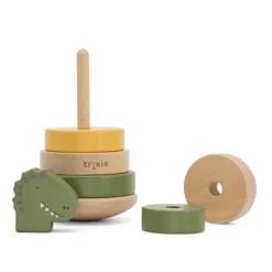 Wooden Toys|Stack + Nest Toys-Trixie Wooden Stacking Toy