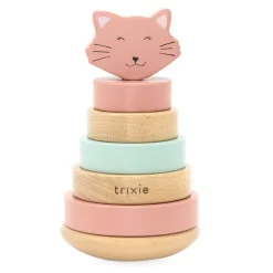 Wooden Toys|Stack + Nest Toys-Trixie Wooden Stacking Toy