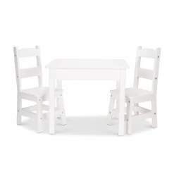 Tables + Chairs-Melissa & Doug Wooden Table & Chair Set