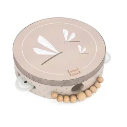 Musical Instruments|Wooden Toys-Label Label Wooden Tambourine Nougat