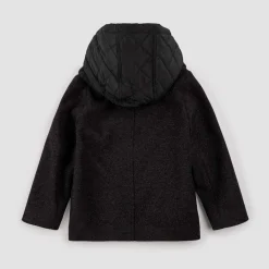 Winter Coats-miles the label. Wool Coat with Removable Hood