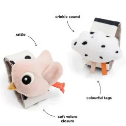 Plush Rattles + Teethers|Rattles-Done By Deer Wrist Rattle