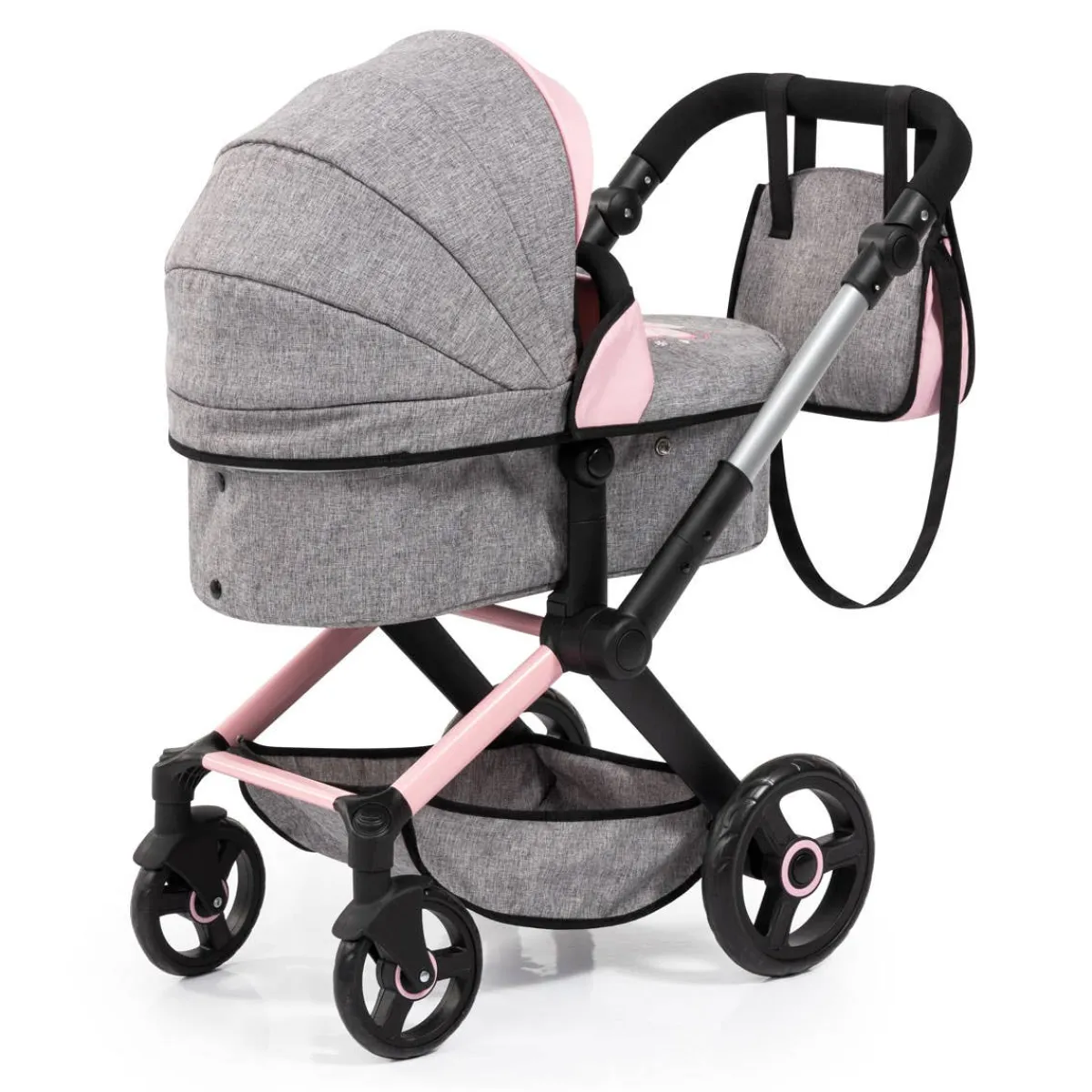 Pretend Play-Bayer Design Xeo Doll Pram Grey