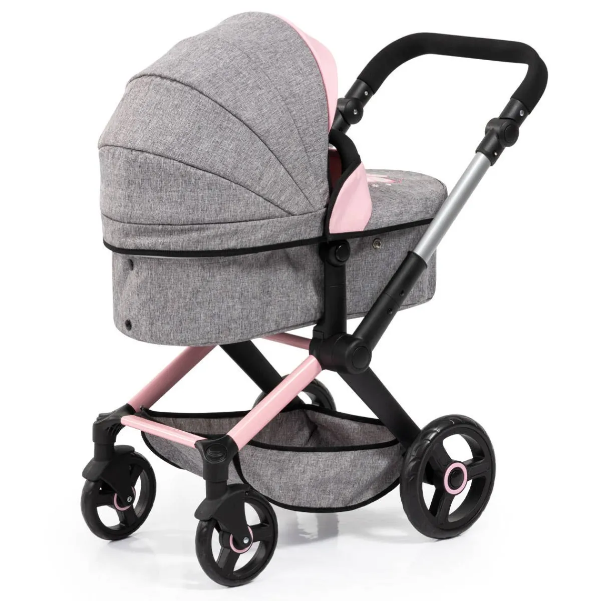 Pretend Play-Bayer Design Xeo Doll Pram Grey
