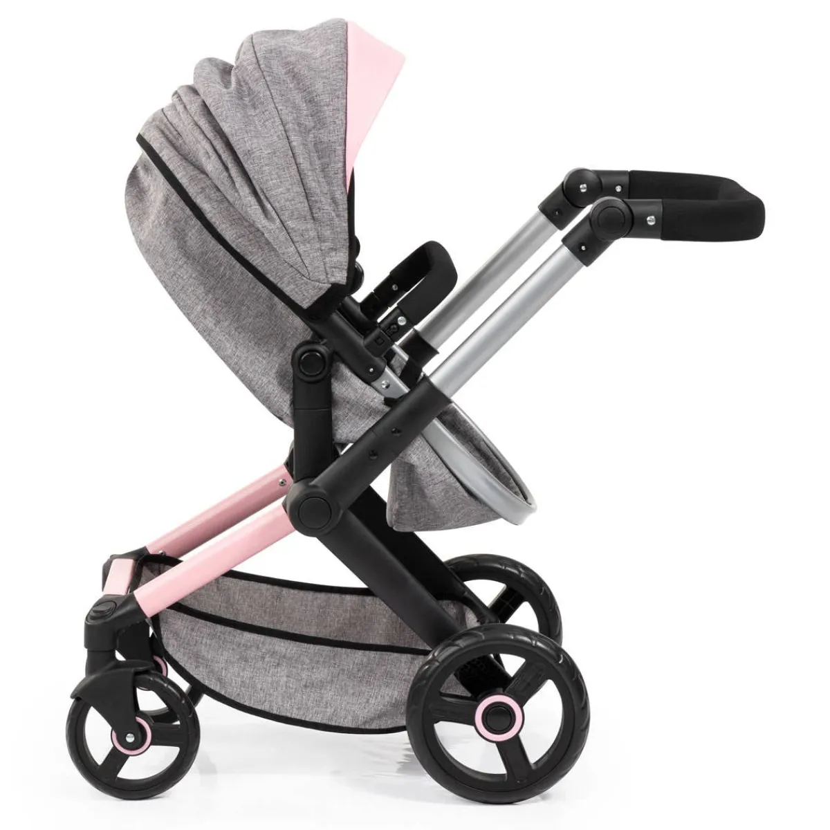 Pretend Play-Bayer Design Xeo Doll Pram Grey