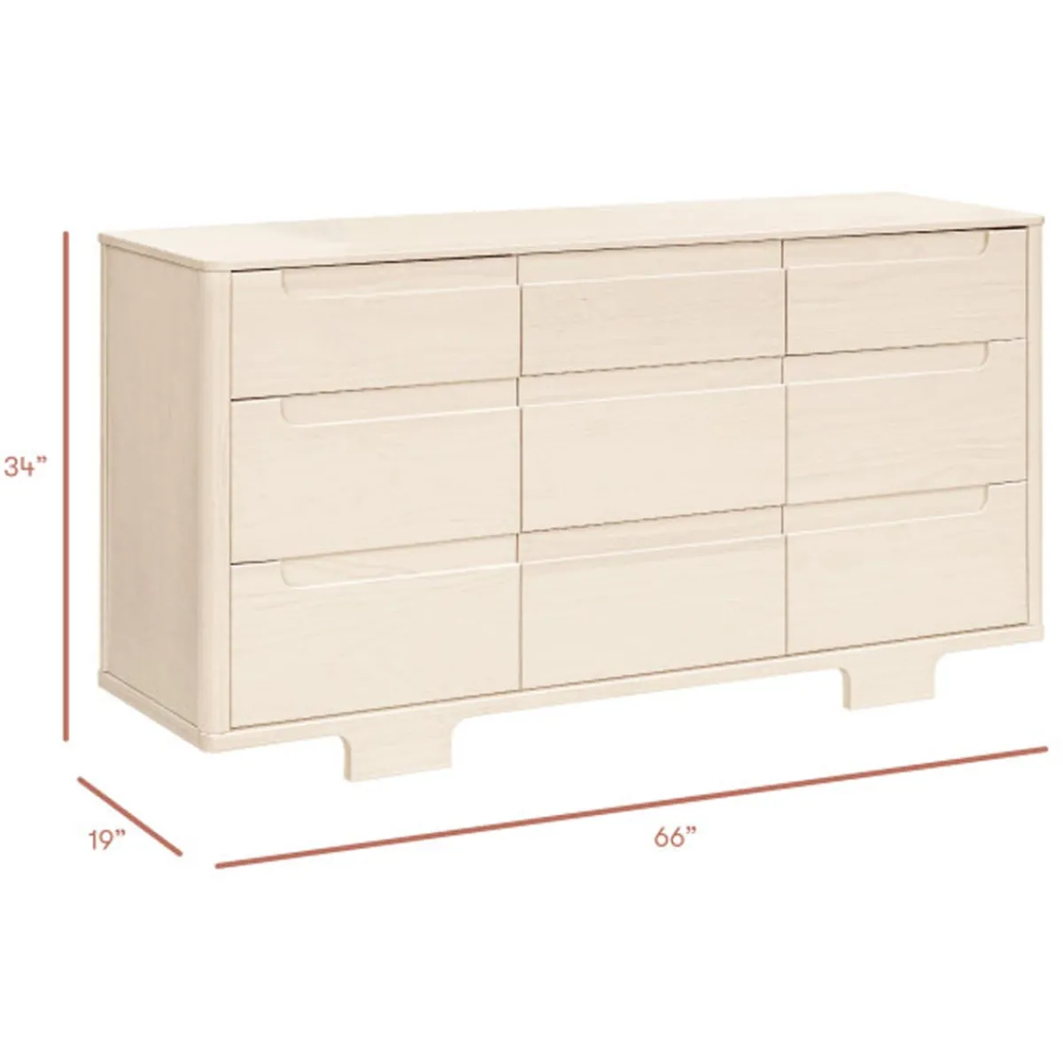 Dressers-Babyletto Yuzu 9 Drawer Dresser