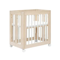 Wck Exclusive Furniture|Convertible Cribs-Babyletto Yuzu 8-in-1 Crib with All-Stages Conversion Kits - Washed Natural with White