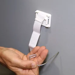 Baby Gates + Babyproofing-QDos Zero-Screw Furniture Anti-Tip Kit White