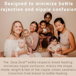 Baby Bottles-Suavinex Zero.Zero Anti Colic Bottle (9 oz)