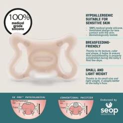 Pacifiers + Clips-Suavinex Zero.Zero Silicone Pacifier (Mini)