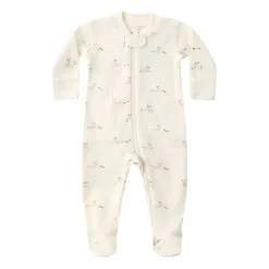 Onesies|Sleepers-Quincy Mae Zip Long Sleeve Footie