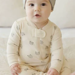 Onesies|Sleepers-Quincy Mae Zip Long Sleeve Sleeper