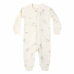 Onesies|Sleepers-Quincy Mae Zip Long Sleeve Sleeper